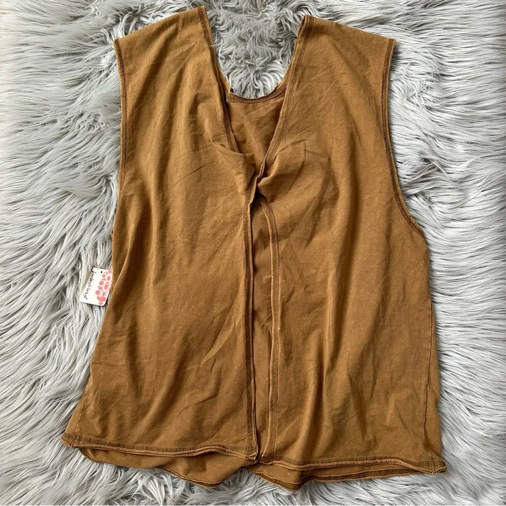 Free People Brown Sleeveless Top - Picture 10 of 12